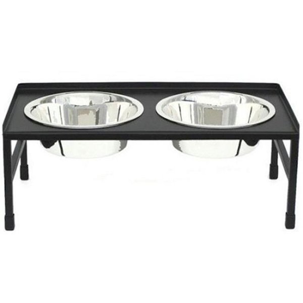 Pets Stop Pets Stop RDB14-XL Tray Top Elevated Dog Bowl - Extra Large RDB14-XL